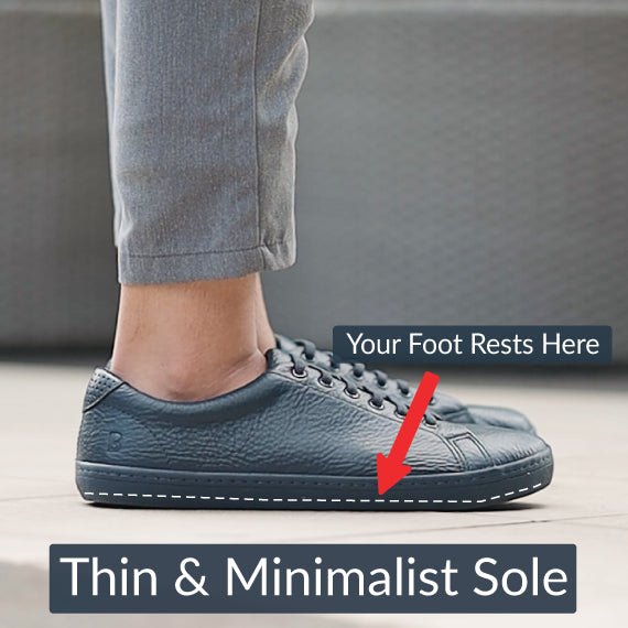 Side profile of the thin flat Bramford sole